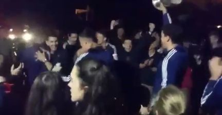 VIDEO: Bandon’s footballers return home to a surprise guard of honour from neighbouring club