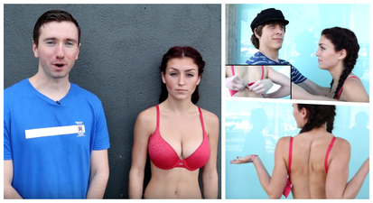 WATCH: This bra unhooking challenge is our new favourite thing, and it’s for a good cause