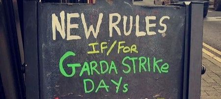 PIC: These are the new rules for the pub if, or when, the Gardaí go on strike