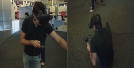 WATCH: Ronnie O’Sullivan gives virtual reality pool a try; fails miserably and falls on his arse