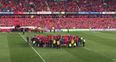 WATCH: Munster team joined by Anthony Foley’s sons for emotional version of ‘Stand Up and Fight’