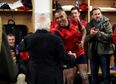 GALLERY: President Michael D. Higgins visits the Munster dressing room