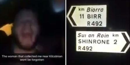 This Snapchat story about a man walking home for 4 hours after a night out in Offaly is superb