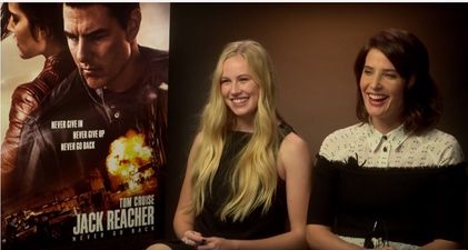 WATCH: Cobie Smulders & Danika Yarosh talk Jack Reacher 2 and the best ever Tom Cruise scene