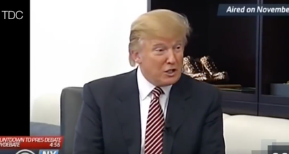 WATCH: A video has resurfaced of Donald Trump endorsing his friends, the Clintons