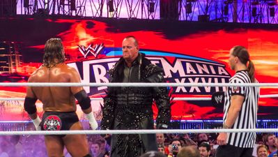 WATCH: The Undertaker and Shawn Michaels seemed to be teasing a Wrestlemania match on Monday Night Raw