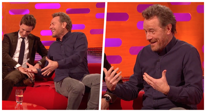 WATCH: Bryan Cranston was in flying form on The Graham Norton Show