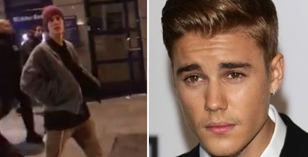 WATCH: Justin Bieber casually strolls down Grafton Street ahead of his Dublin gigs