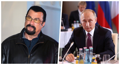 Steven Seagal has been given Russian citizenship by Vladimir Putin