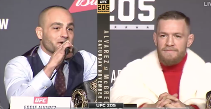 WATCH: Eddie Alvarez demanded an apology from Conor McGregor, he got a short response