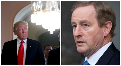 Apparently, British and German leaders are pissed off that Donald Trump chose Ireland