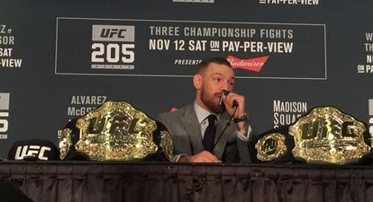 Conor McGregor reveals plans for his future in post-fight press conference