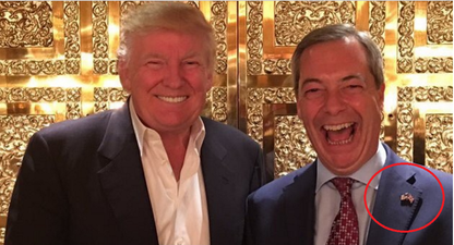 In an ironic twist, people are giving Nigel Farage stick for not wearing the poppy