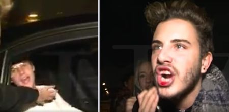 WATCH: Justin Bieber leaves fan bloody after throwing a punch from a moving car