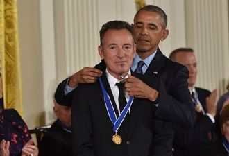 Barack Obama’s tribute to Bruce Springsteen during Medal of Freedom ceremony