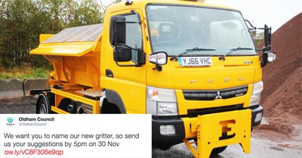 This UK council instantly regret asking the public to name their new gritter