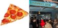Woman slaps nightclub bouncer after he refuses to accept a slice of pizza as valid I.D