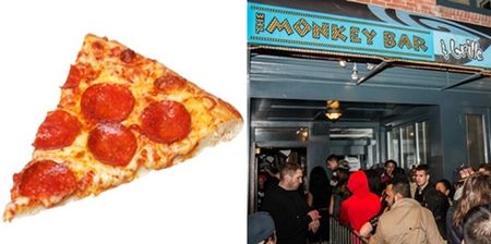 Woman slaps nightclub bouncer after he refuses to accept a slice of pizza as valid I.D