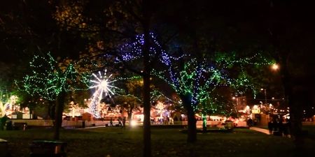 WATCH: Galway looks magnificent with Christmas just a month away