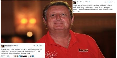 Eric Bristow has been dropped by Sky after his controversial remarks about sexual abuse