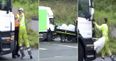 WATCH: Angry truck driver fights fellow driver and rear-ends another truck in shocking road rage incident