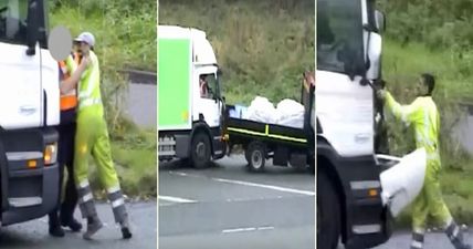 WATCH: Angry truck driver fights fellow driver and rear-ends another truck in shocking road rage incident