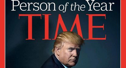 A lot of people are making the same comment about Donald Trump’s picture on TIME Magazine