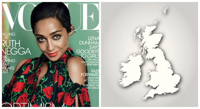 Vogue seem to think that Irish-Ethiopian actress Ruth Negga is from Britain
