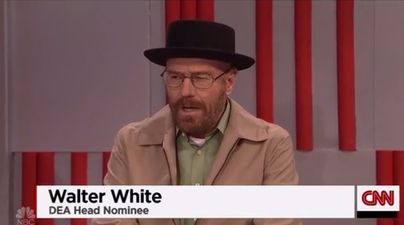 WATCH: Breaking Bad’s Walter White made a cracking comeback to take the mickey out of Trump