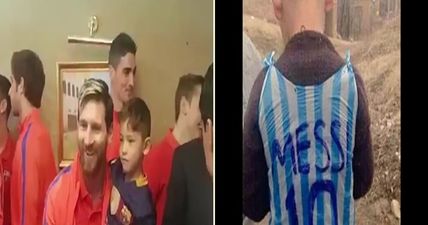 WATCH: Lionel Messi finally meets the Afghan boy whose plastic bag jersey went viral
