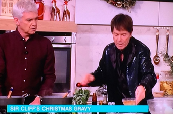 Cliff Richard made gravy on live TV and utterly confused a lot of people