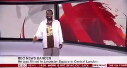 WATCH: This man that’s dancing on the BBC news is happiness personified