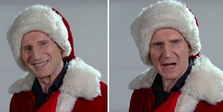 WATCH: Liam Neeson’s audition to be Santa Claus is equal parts hilarious and terrifying