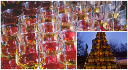 PICS: This outstanding whiskey Christmas tree in Cork has put us in a very festive mood