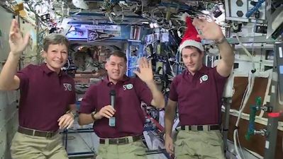 VIDEO: Astronauts on the International Space Station send a Christmas message back home