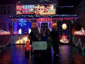 PICS: Dublin family wins €1000 for Christmas decorations and immediately gives it to charity