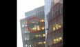 WATCH: A window blew away from Facebook HQ in Dublin during Storm Barbara this afternoon