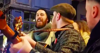 WATCH: Incredible footage of Gavin James, Hozier and more singing ‘Fairytale Of New York’ on Grafton St