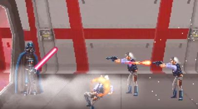 WATCH: Someone made a glorious 16-bit version of THAT Darth Vader scene from Rogue One: A Star Wars Story
