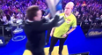 WATCH: Fan causes havoc as he invades stage during World Darts final
