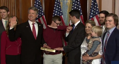 WATCH: US House Speaker Paul Ryan was left confused as hell when a teen attempted to dab on-stage