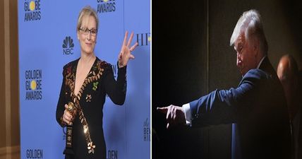 Donald Trump hits back at “over-rated” Meryl Streep following passionate Golden Globes speech