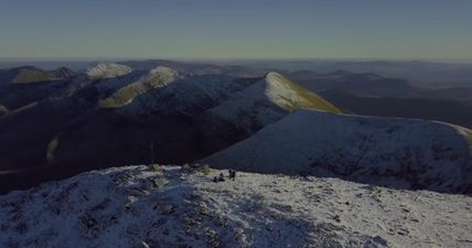 WATCH: Drone video captures the majesty of Ireland’s highest mountain on a beautiful winter’s day