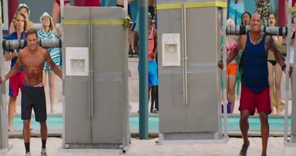 WATCH: Zac Efron and The Rock take on ridiculous fitness challenges in new Baywatch trailer