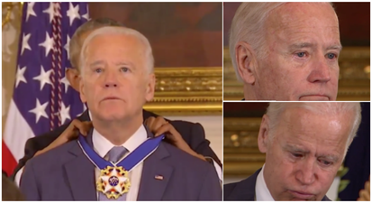 President Obama gave Joe Biden the highest civilian honour in the US, and people couldn’t deal with it