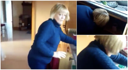 WATCH: Galway man confuses the crap out of his mother with leaking sink prank