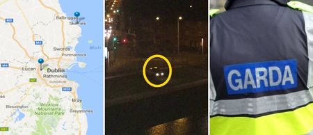 WATCH: Insane footage of a stolen car in Dublin being driven into the Royal Canal