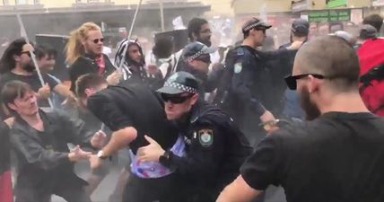 WATCH: Violence breaks out on the streets of Sydney during Australia Day