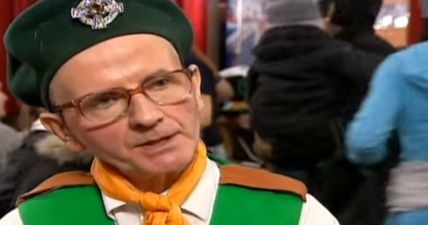 PIC: Infamous former priest Neil Horan spotted supporting Rolf Harris outside court in London