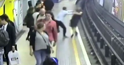 VIDEO: England football fan jailed for 10 years for pushing man in front of Tube